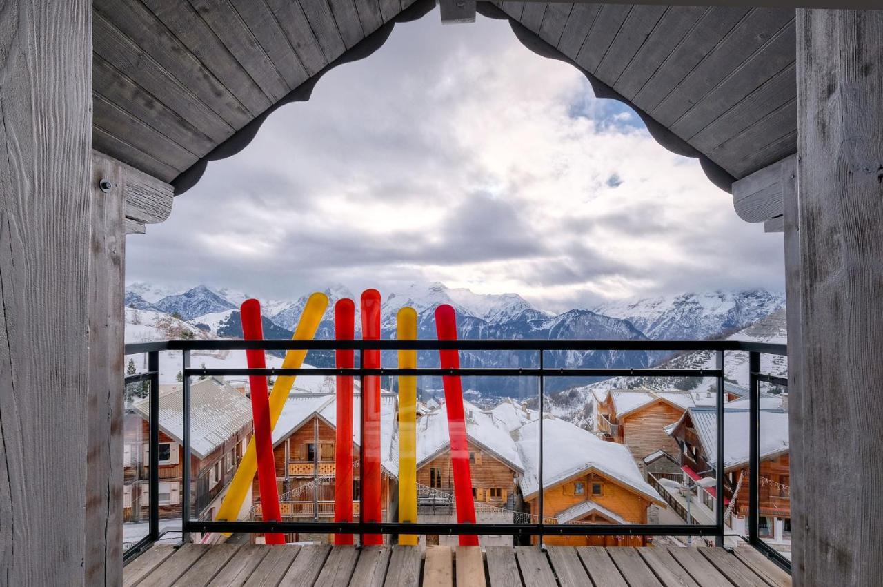 Popalp Hotell Alpe d'Huez Exteriör bild